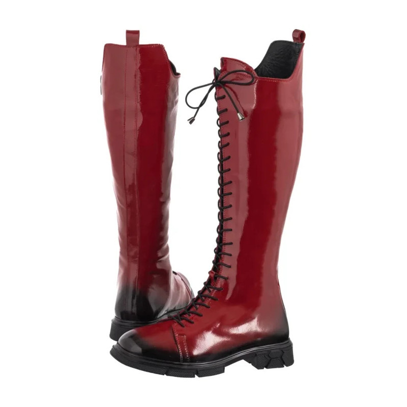 Venezia Czerwone Lakierowane V411-004484-04RED (VE881-a) batai