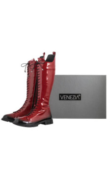 Venezia Czerwone Lakierowane V411-004484-04RED (VE881-a) batai