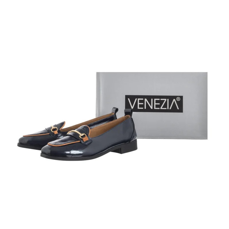 Venezia Granatowe Lakierowane V467-0627-04NAV (VE887-a) batai