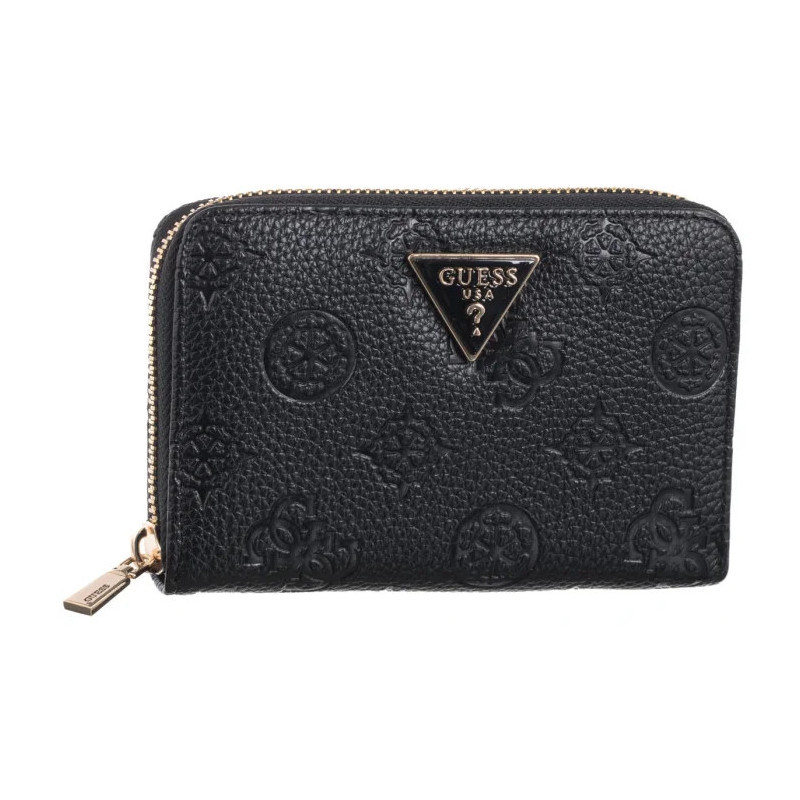 Guess Cresidia II Slg Medium Zip Around SWPD98 88140 Black Logo (GU786-b) rankinė