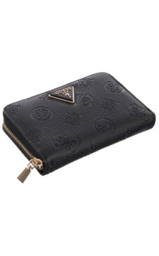 Guess Cresidia II Slg Medium Zip Around SWPD98 88140 Black Logo (GU786-b) rankinė