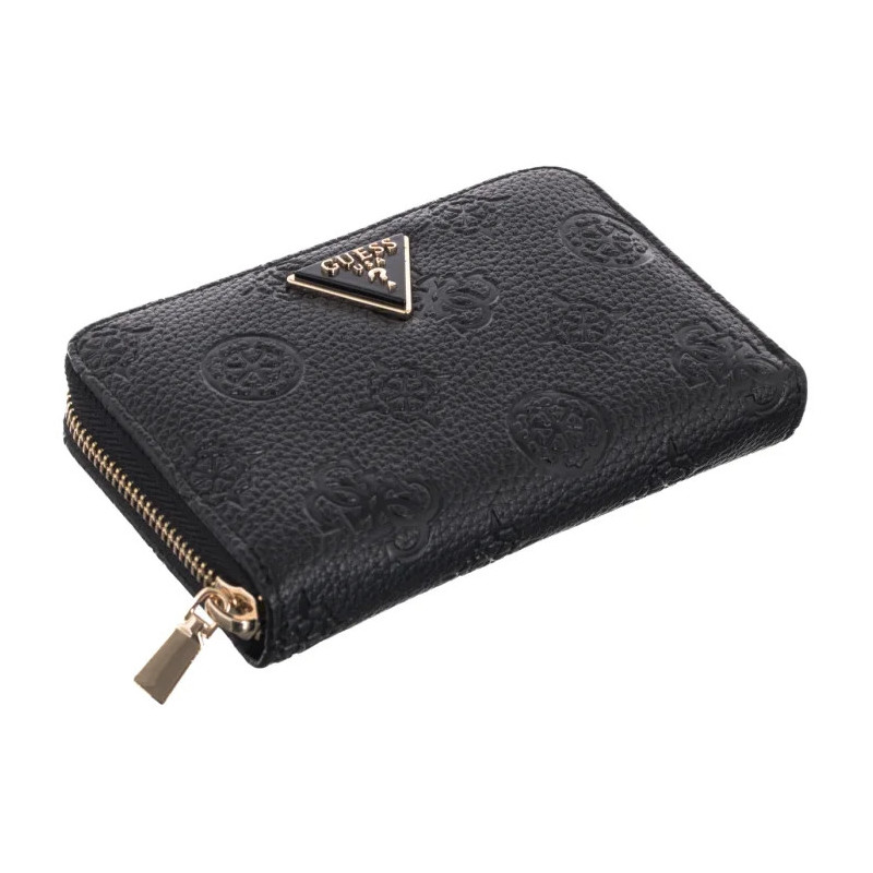 Guess Cresidia II Slg Medium Zip Around SWPD98 88140 Black Logo (GU786-b) rankinė