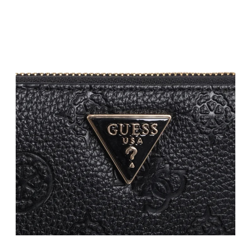 Guess Cresidia II Slg Medium Zip Around SWPD98 88140 Black Logo (GU786-b) rankinė