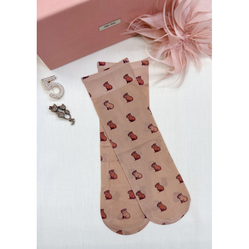 Magnetis moteriškos kojinės su likra