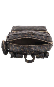 Guess Power Play II Lrg Tech Bckpck HWQG71 24350 Brown Logo (GU825-a) kuprinė