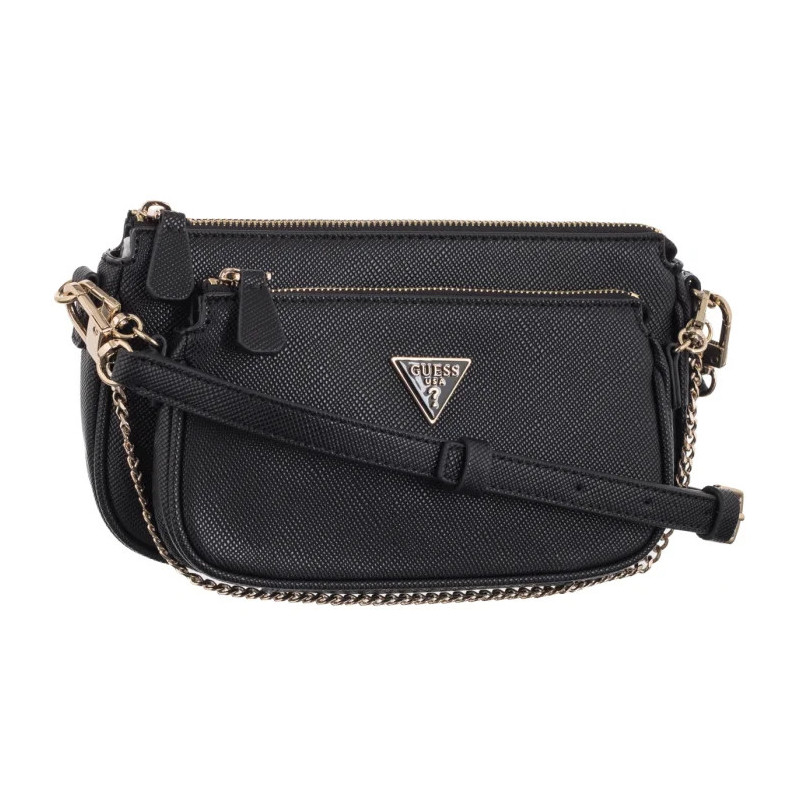Guess Noelle II Dbl Pouch Crossbody HWZG96 72710 Black (GU826-a) rankinė