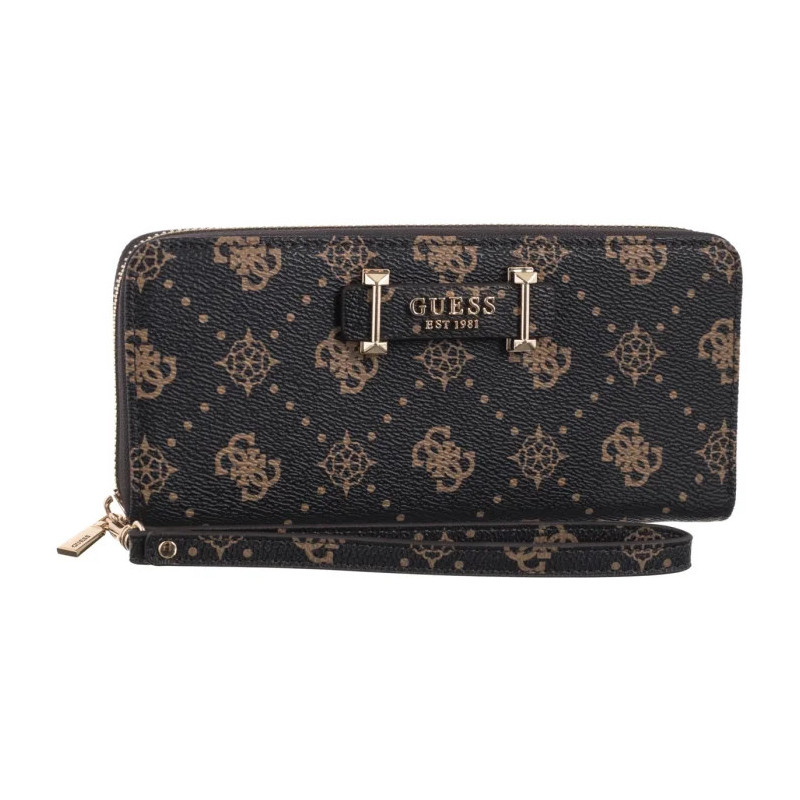 Guess Silia Slg Large Zip Around SWGP98 90146 Espresso Logo (GU836-a) rankinė