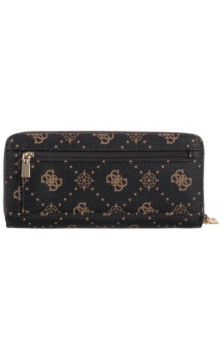 Guess Silia Slg Large Zip Around SWGP98 90146 Espresso Logo (GU836-a) rankinė