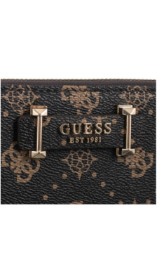 Guess Silia Slg Large Zip Around SWGP98 90146 Espresso Logo (GU836-a) rankinė