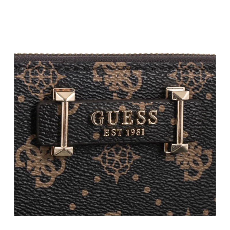 Guess Silia Slg Large Zip Around SWGP98 90146 Espresso Logo (GU836-a) rankinė