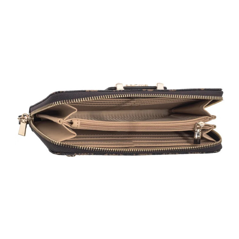 Guess Silia Slg Large Zip Around SWGP98 90146 Espresso Logo (GU836-a) rankinė