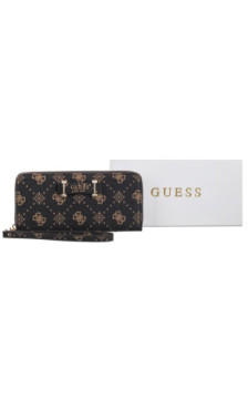 Guess Silia Slg Large Zip Around SWGP98 90146 Espresso Logo (GU836-a) rankinė