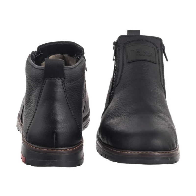 Rieker Czarne 10553-00 Black (RI339-a) žygio batai
