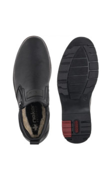 Rieker Czarne 10553-00 Black (RI339-a) žygio batai