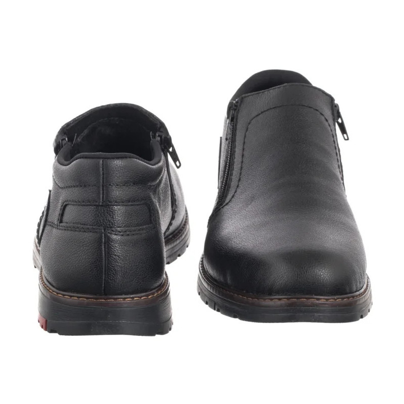 Rieker Czarne 10550-00 Black (RI340-a) žygio batai