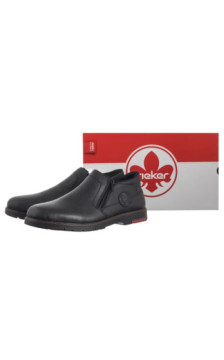 Rieker Czarne 10550-00 Black (RI340-a) žygio batai