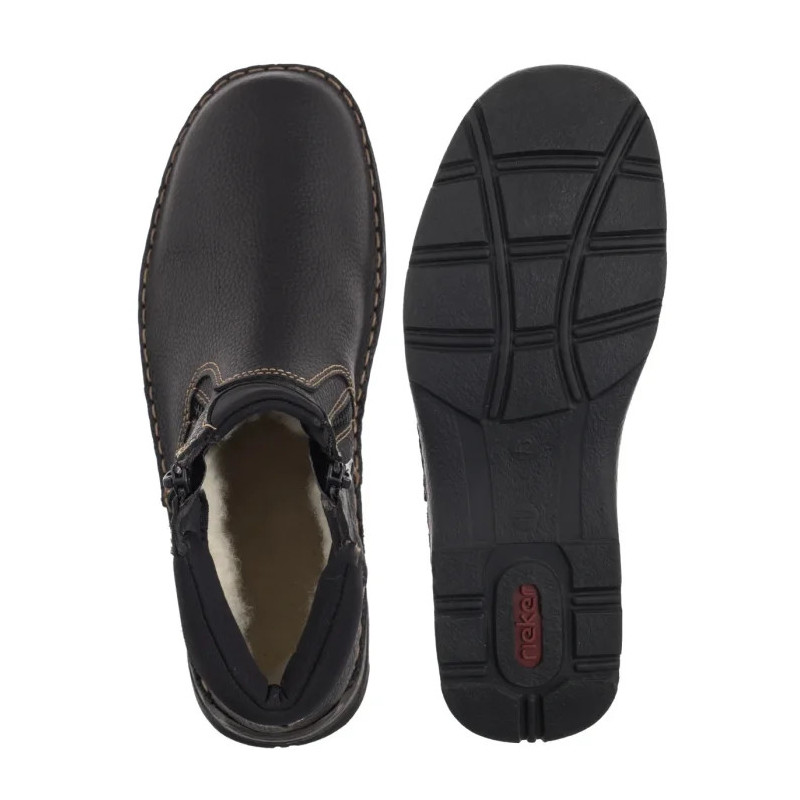 Rieker Czarne 05362-00 Black (RI342-a) žygio batai