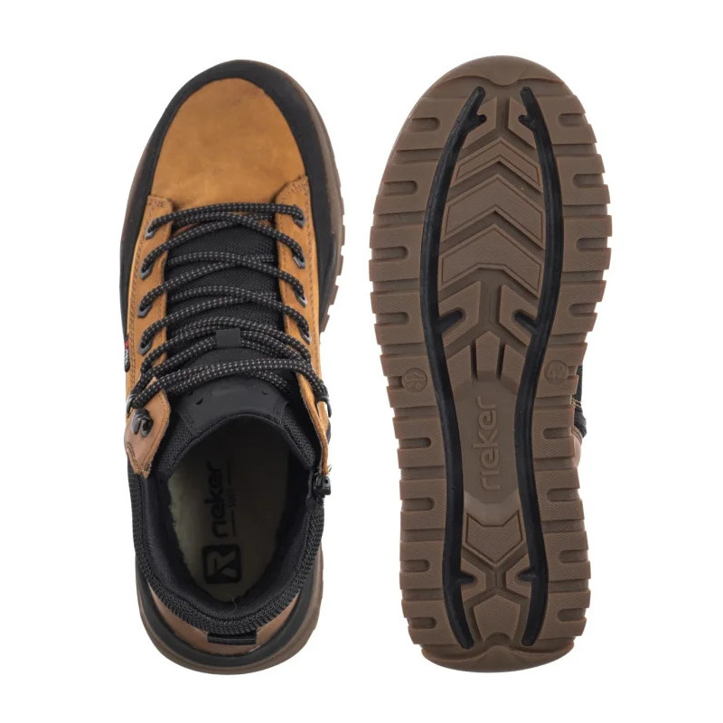 Rieker Brązowe U1571-68 Yellow Combination (RI343-a) batai