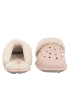 Crocs Classic Fuzz Scuff Quartz 212143-6UR (CR403-a) Moteriški batai/šlepetės