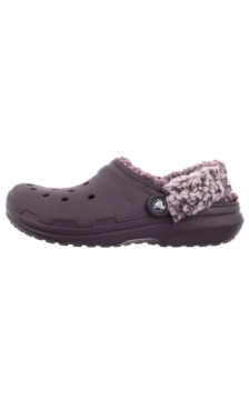 Crocs Classic Fleece Lined Clog Plush Plum 211396-5CQ (CR404-a) Moteriški batai/šlepetės