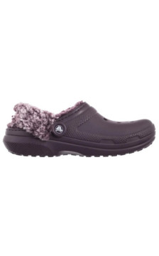 Crocs Classic Fleece Lined Clog Plush Plum 211396-5CQ (CR404-a) Moteriški batai/šlepetės