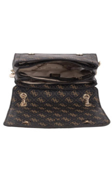 Guess Noelle II Cnvrtble XBody Flap HWQG96 72210 Brown Logo (GU831-a) rankinė
