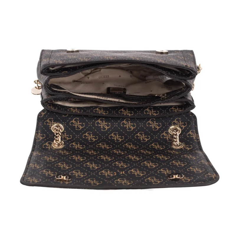 Guess Noelle II Cnvrtble XBody Flap HWQG96 72210 Brown Logo (GU831-a) rankinė