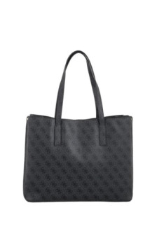 Guess Meridian II Girlfriend Tote HWSG69 74230 Coal Logo (GU841-a) rankinė