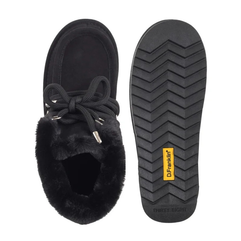 D.Franklin Nordic Mid Fur Black DFSH375006-BLAC (DF1-a) batai