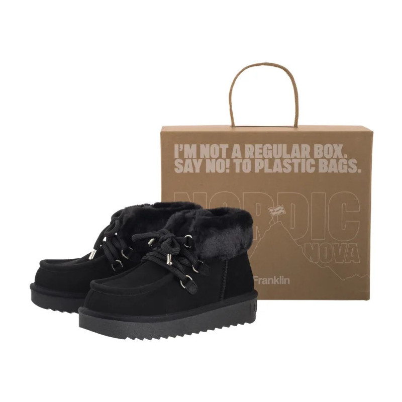 D.Franklin Nordic Mid Fur Black DFSH375006-BLAC (DF1-a) batai