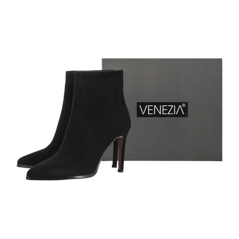 Venezia Czarne V439-00897-02BLA (VE892-a) batai