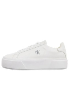 Calvin Klein Flatform Lace Up Lth Mg Triple Bright White YW0YW01928 0K4 (CK710-a) bateliai