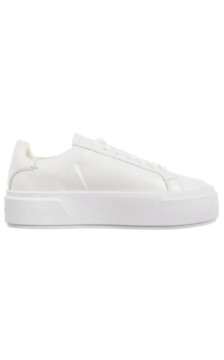 Calvin Klein Flatform Lace Up Lth Mg Triple Bright White YW0YW01928 0K4 (CK710-a) bateliai