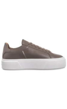 Calvin Klein Flatform Lace Up Lth Mg Desert Taupe/Bright White YW0YW01928 PBO (CK710-b) bateliai