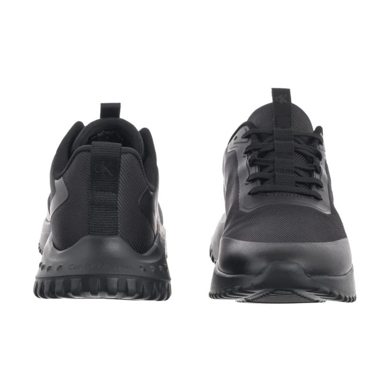 Calvin Klein Eva Runner Lace Up Mat Mix Triple Black YM0YM01442 0GJ (CK707-a) sportiniai bateliai