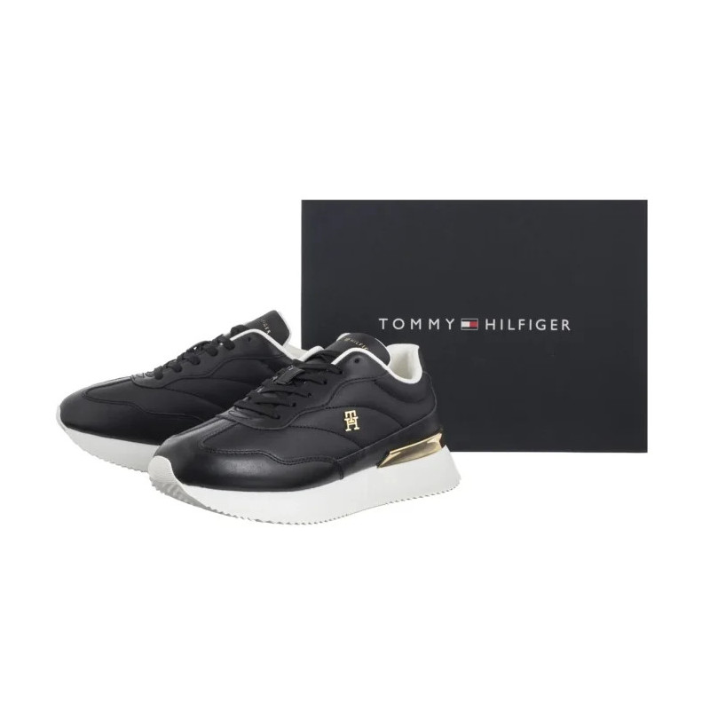 Tommy Hilfiger Chic Fashion Runner Black/Ecru FW0FW09033 0GM (TH1418-b) sportiniai bateliai