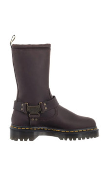 Dr. Martens Anistone Burnished Waxy Pull Up Wp Dark Brown 31901201 (DR114-a) batai