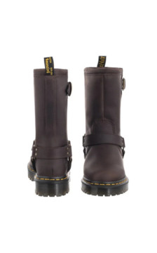 Dr. Martens Anistone Burnished Waxy Pull Up Wp Dark Brown 31901201 (DR114-a) batai