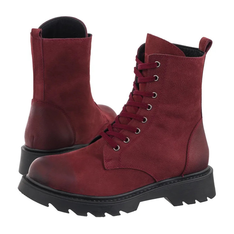 Nepeke Halida Burgund Nubuck (NP74-a) batai