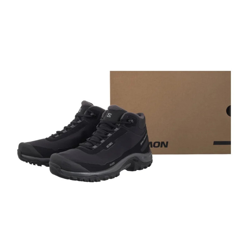 Salomon Shelter WP Stone Black/Asphalt/Castlerock 478542 (SO30-b) batai
