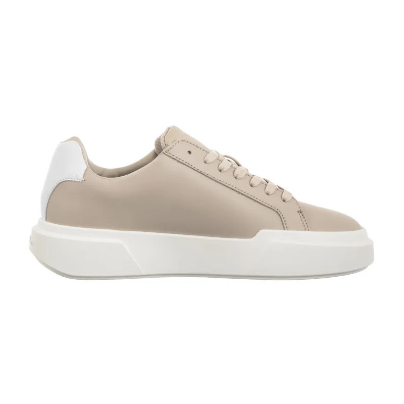Calvin Klein Chunky Cupsole Laceup Lth Wn Stone Beige/Bright White YW0YW01947 ACE (CK688-b) sportiniai bateliai