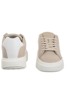 Calvin Klein Chunky Cupsole Laceup Lth Wn Stone Beige/Bright White YW0YW01947 ACE (CK688-b) sportiniai bateliai