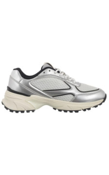 Calvin Klein Hike Runner Lace Up Mesh Mix Met Silver/Black/Bright White YW0YW02063 0IX (CK709-a) sportiniai bateliai