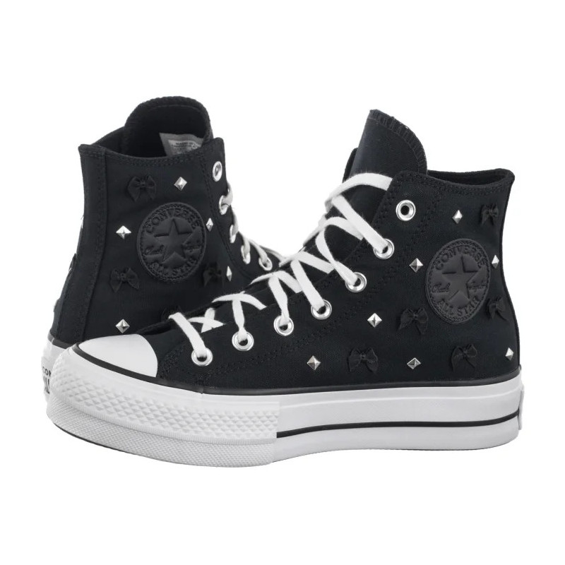 Converse CTAS Lift Hi Black/Silver/White A14531C (CO821-a) bateliai
