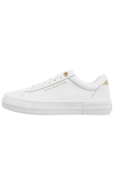 Tommy Hilfiger TH Foxing Platform Leather White FW0FW09018 YBS (TH1421-a) batai