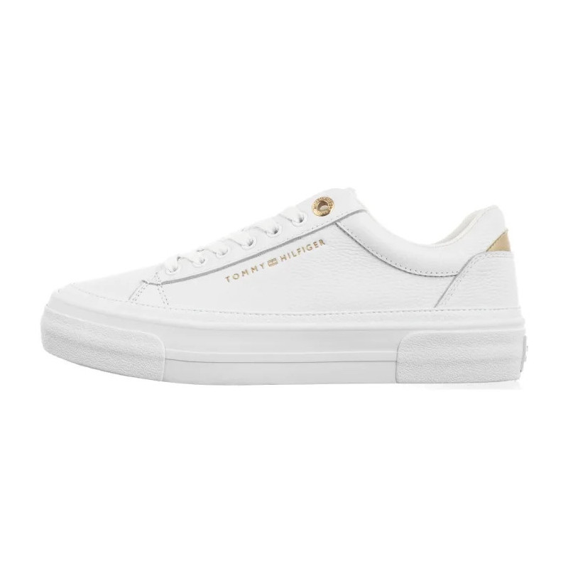 Tommy Hilfiger TH Foxing Platform Leather White FW0FW09018 YBS (TH1421-a) batai