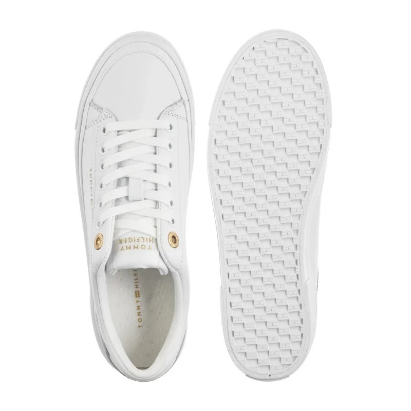Tommy Hilfiger TH Foxing Platform Leather White FW0FW09018 YBS (TH1421-a) sportiniai bateliai