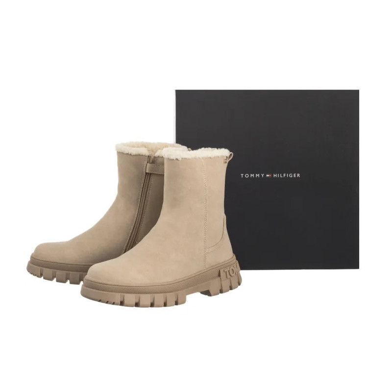 Tommy Hilfiger Bootie Taupe T3A5-34044-0315518 (TH1409-a) batai