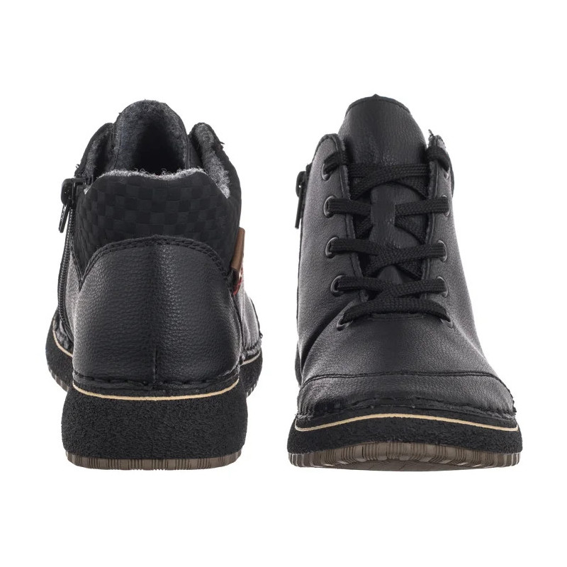 Rieker Czarne 50902-00 Black (RI323-a) batai