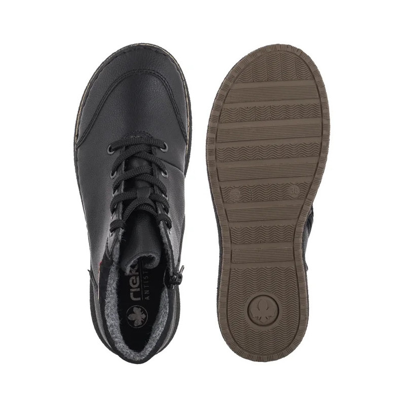 Rieker Czarne 50902-00 Black (RI323-a) batai